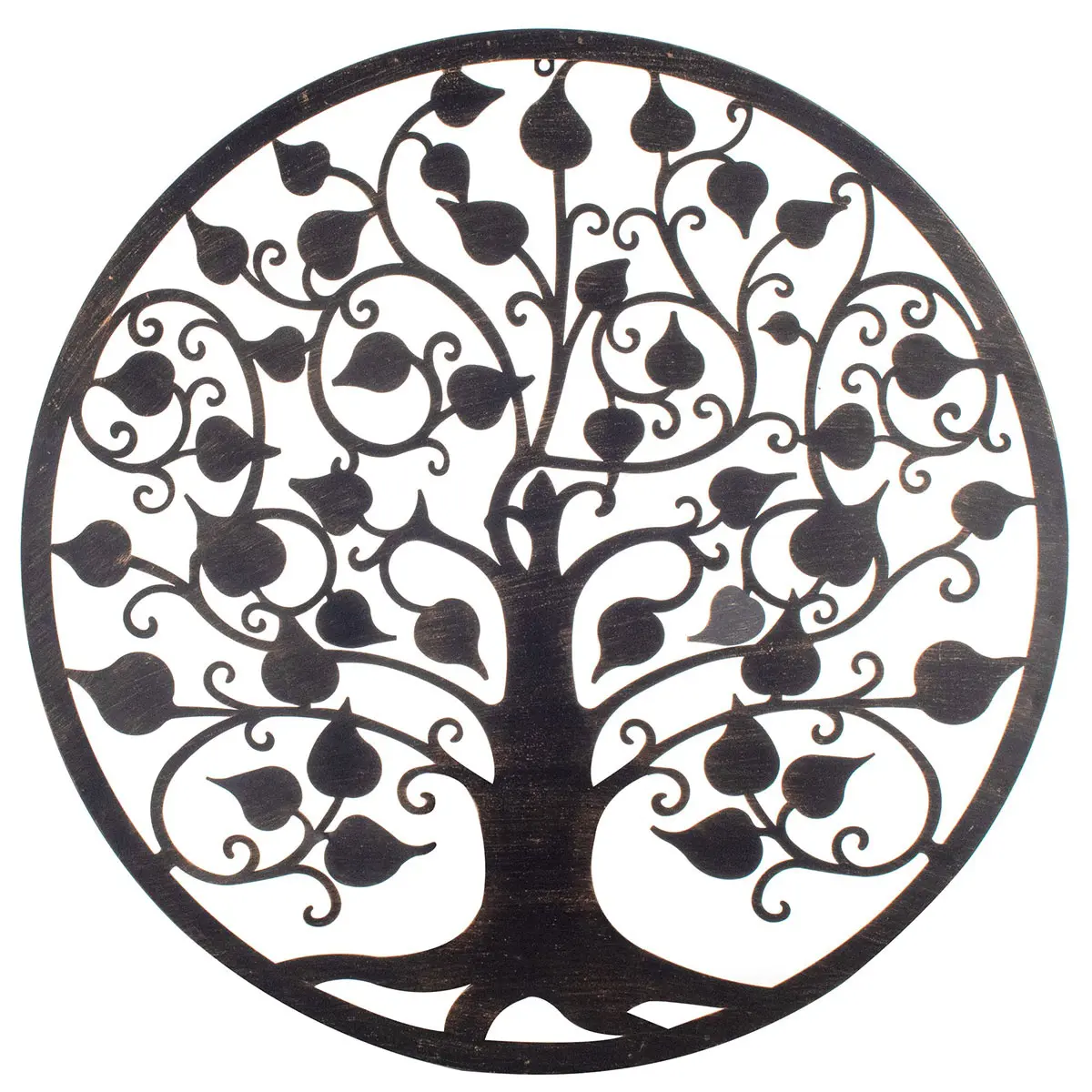 Adorno pared árbol vida metal 82 cm