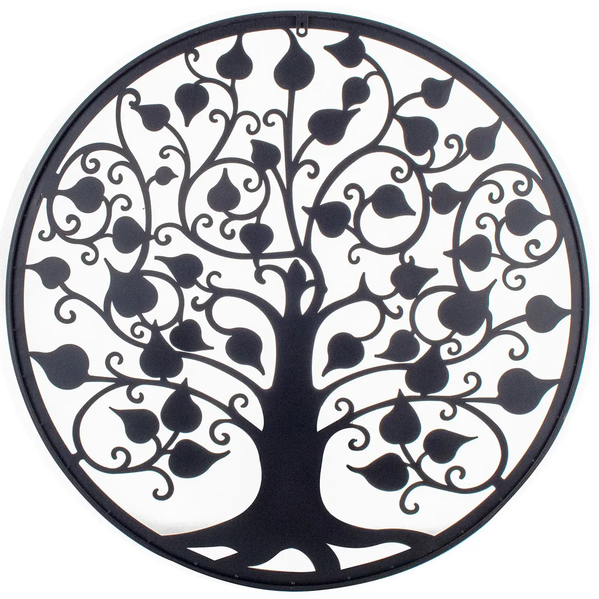 Adorno pared árbol vida metal 82 cm vista 2