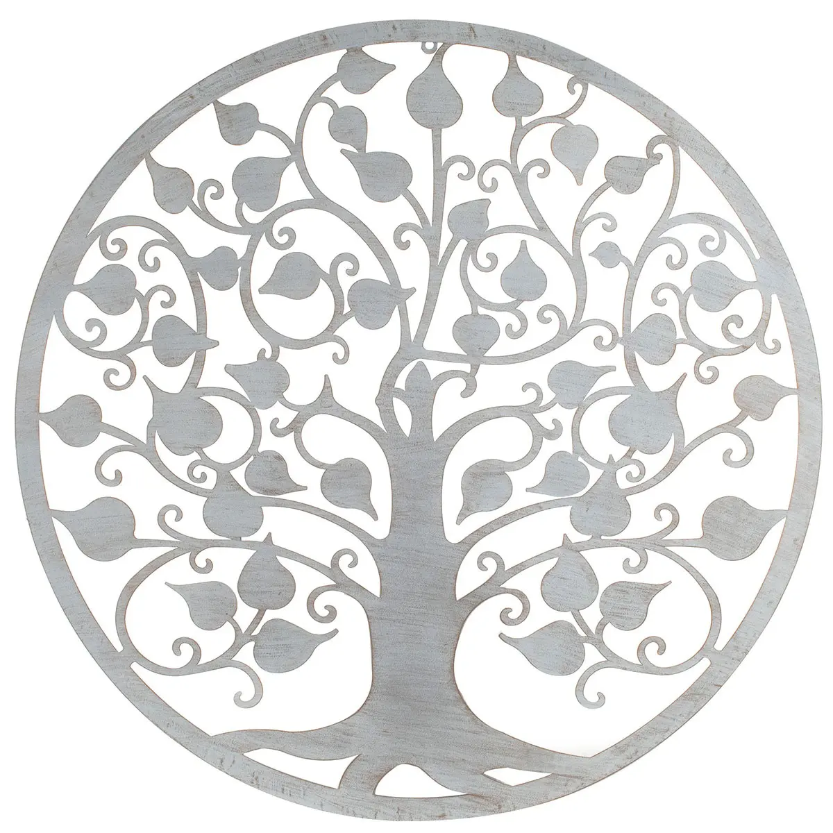 Adorno pared árbol metal 82 cm