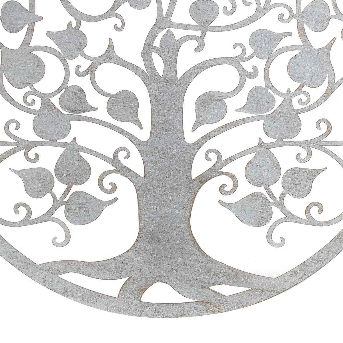 Adorno pared árbol metal 82 cm vista 3