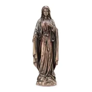 Virgen María figura resina 28 cm