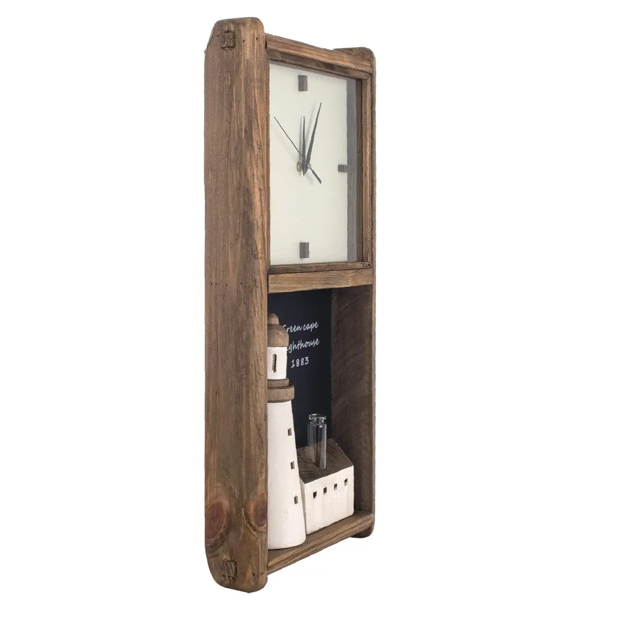 Reloj de pared faro marinero, vista adicional