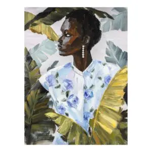 Cuadro decorativo africana 100x80 cm estilo romántico
