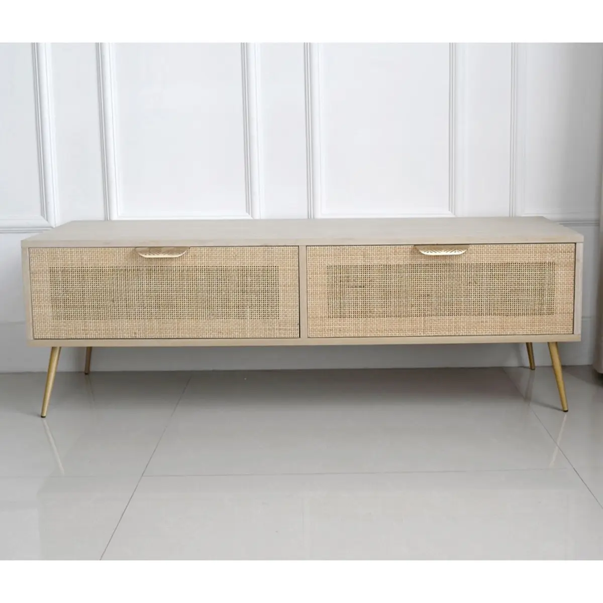 Mueble de televisión de MDF de 120 cm de ancho