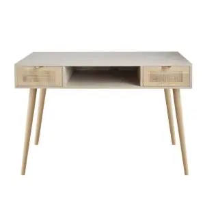 Consola de entrada de MDF 115x50x77 cm estilo natural