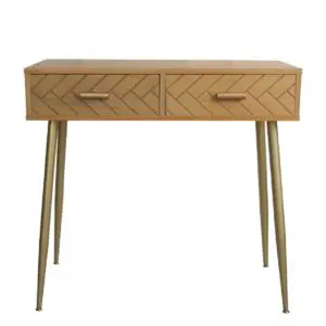Consola de entrada de MDF 90x35x76 cm estilo contemporáneo