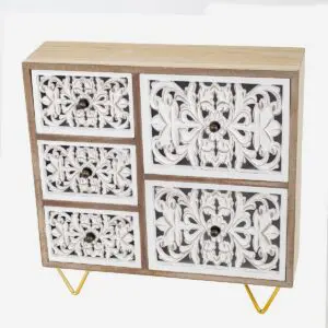 Joyero MDF marroquí 30x30 cm
