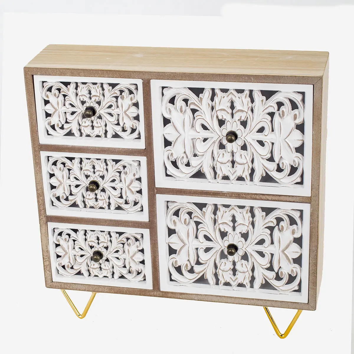 Joyero MDF marroquí 30x30 cm