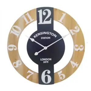 Reloj pared metal 60 cm