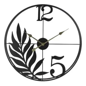 Reloj de pared de metal 60 cm estilo industrial