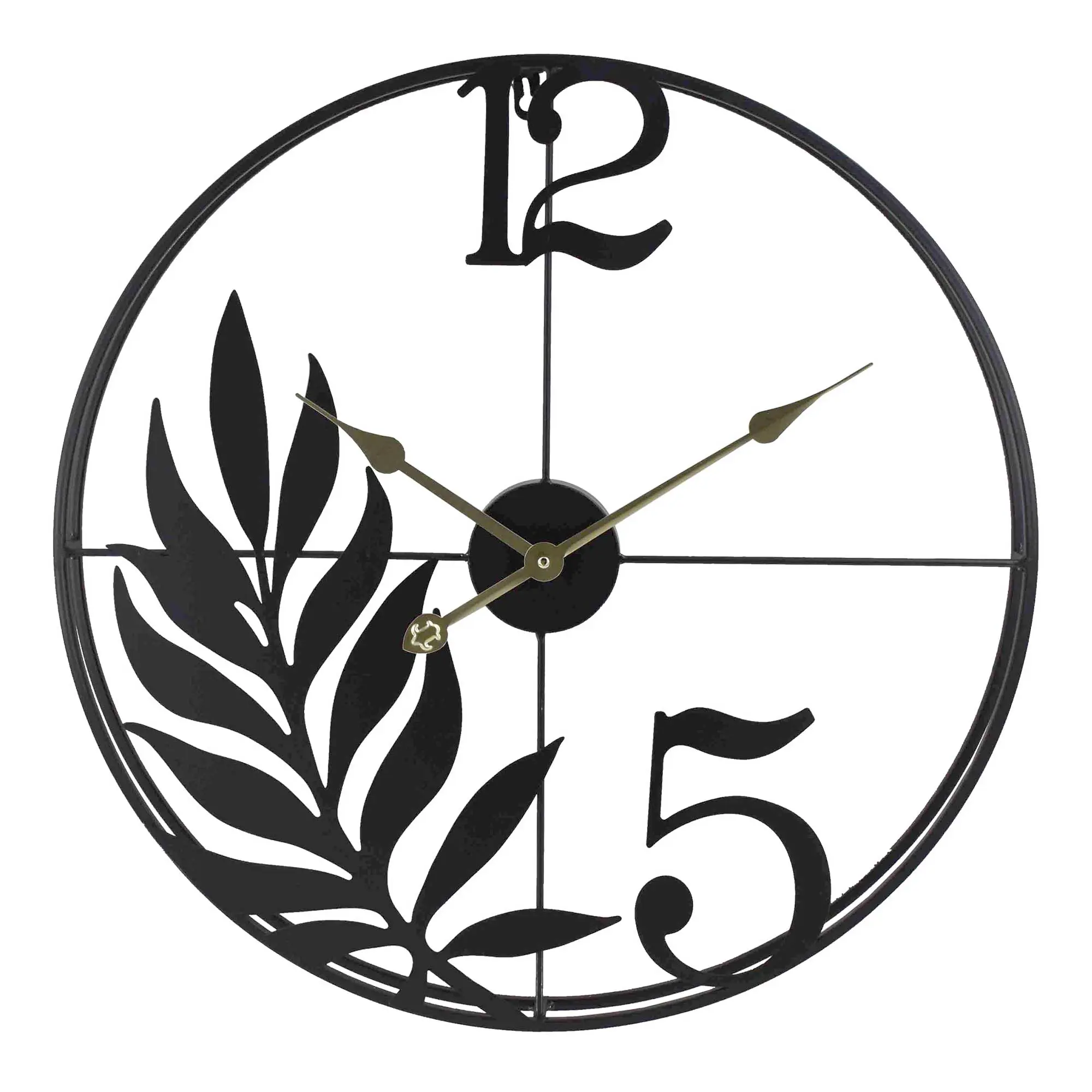 Reloj de pared de metal 60 cm estilo industrial
