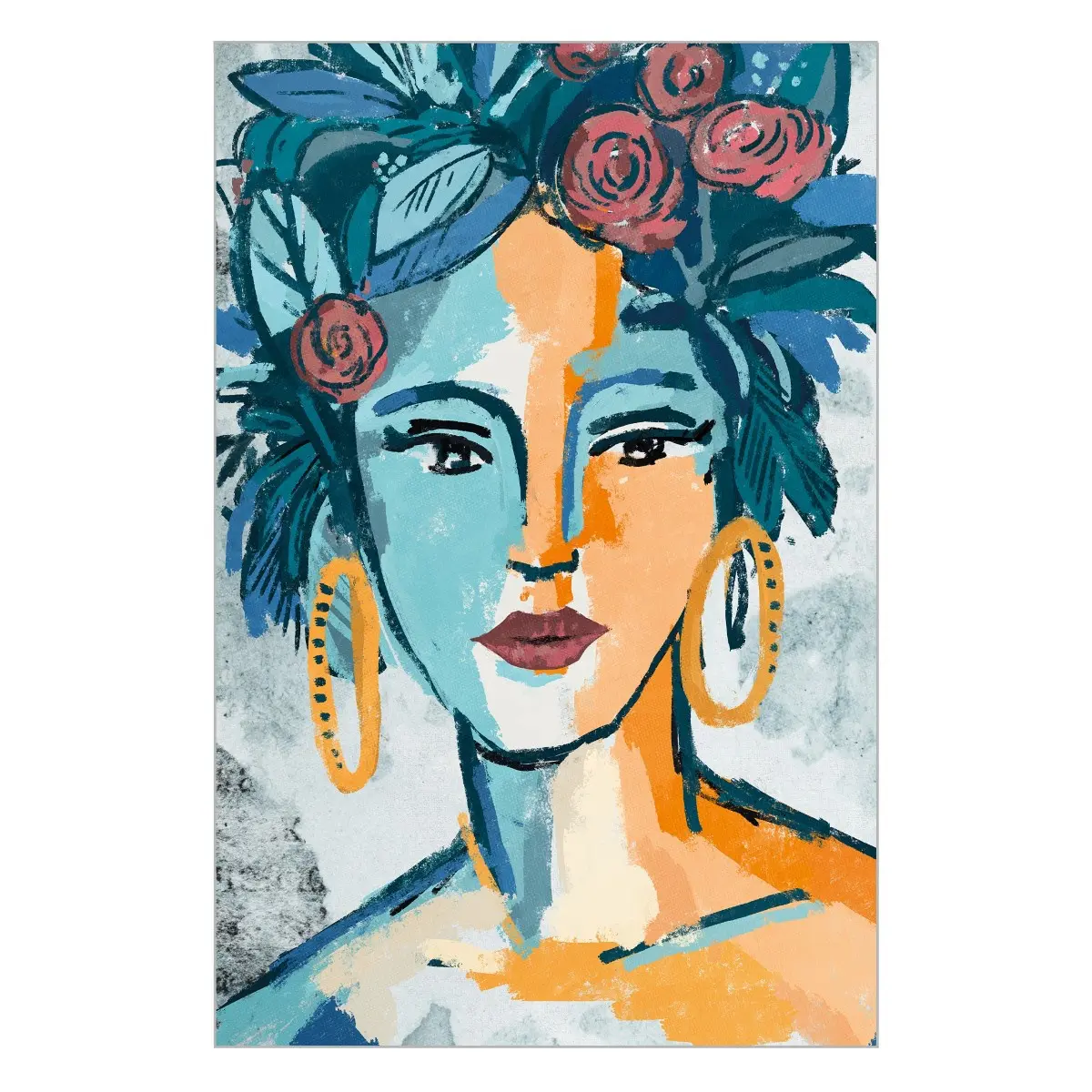 Cuadro decorativo de mujer de 92,5 cm