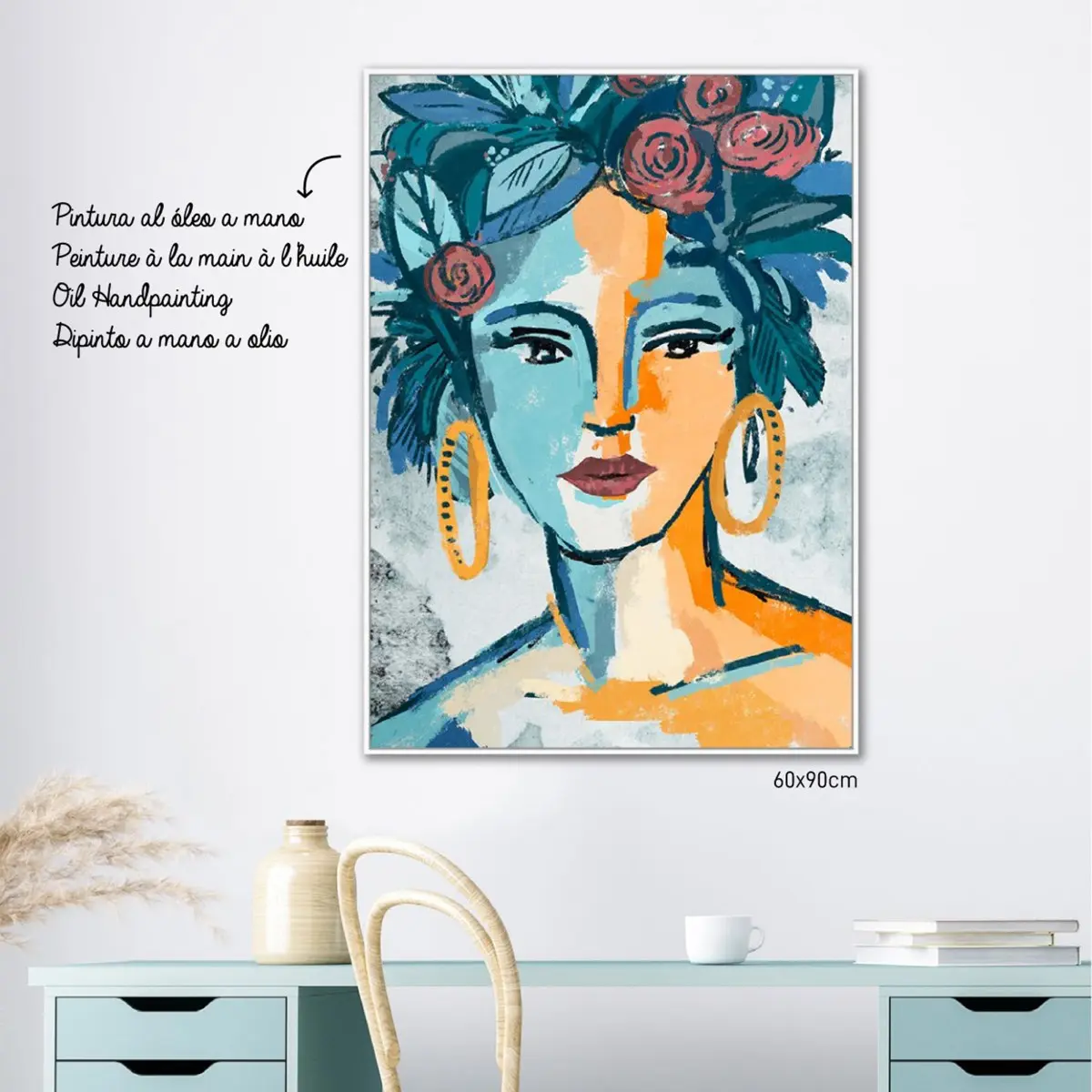 Cuadro de mujer, vista adicional