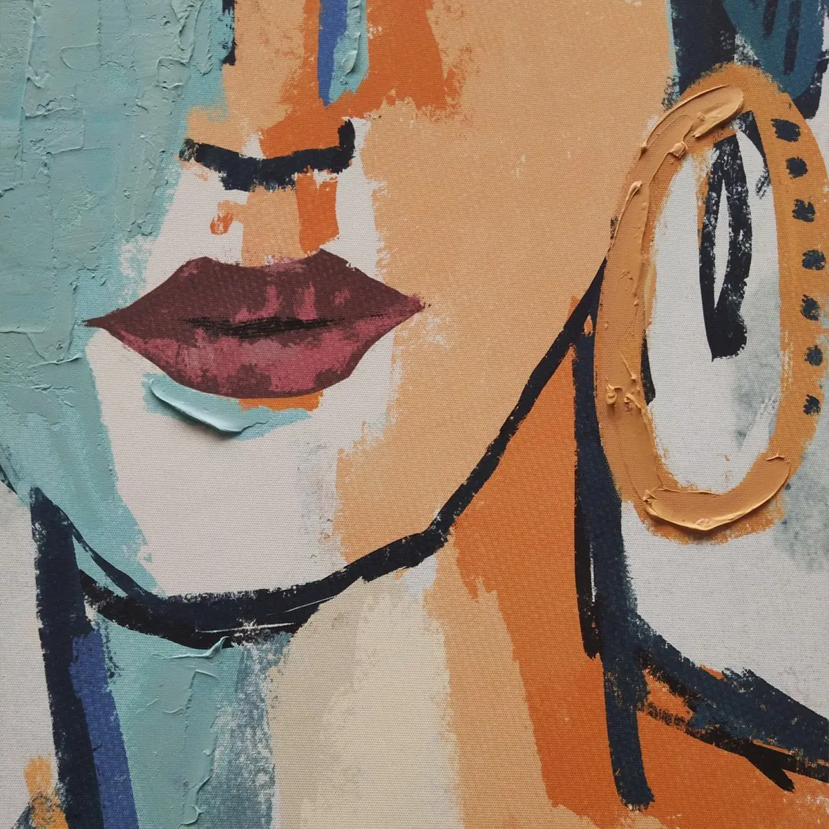 Cuadro de mujer para pared, vista adicional
