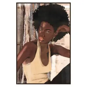 Cuadro decorativo africana 123x83 cm estilo étnico