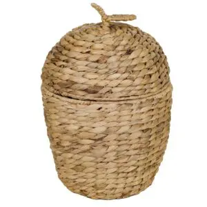 Cesta manzana de jacinto de agua 37 x 24 x 24 cm