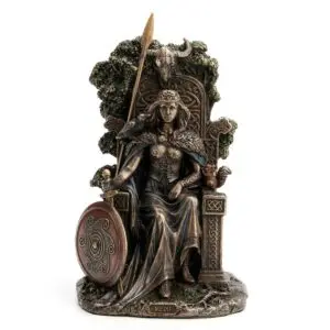 Figura de diosa celta de resina 20 x 12,5 x 12,5 cm