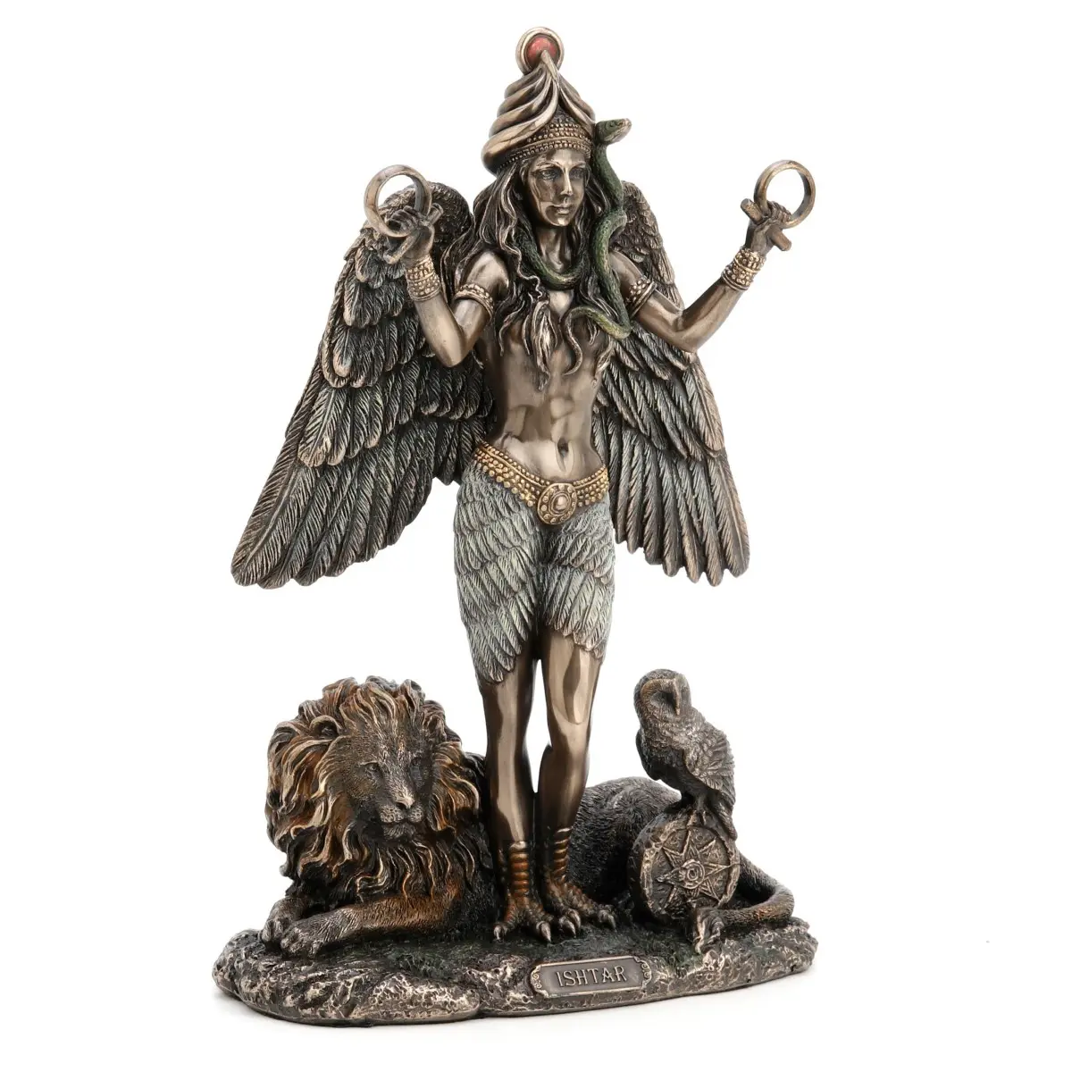 Figura decorativa de Ishtar diosa del amor y el poder