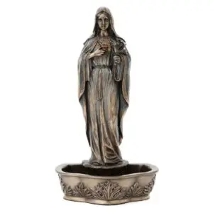 Corazón Inmaculado figura resina 23 cm