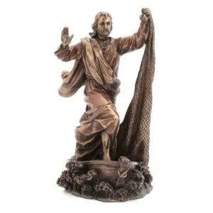 Figura de Jesús de resina 23 x 14 x 12 cm