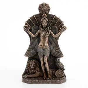 Ishtar diosa babilonia figura resina 20,5 cm