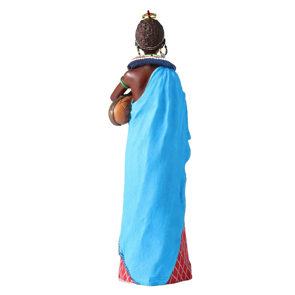 Escultura africana de resina para decoración