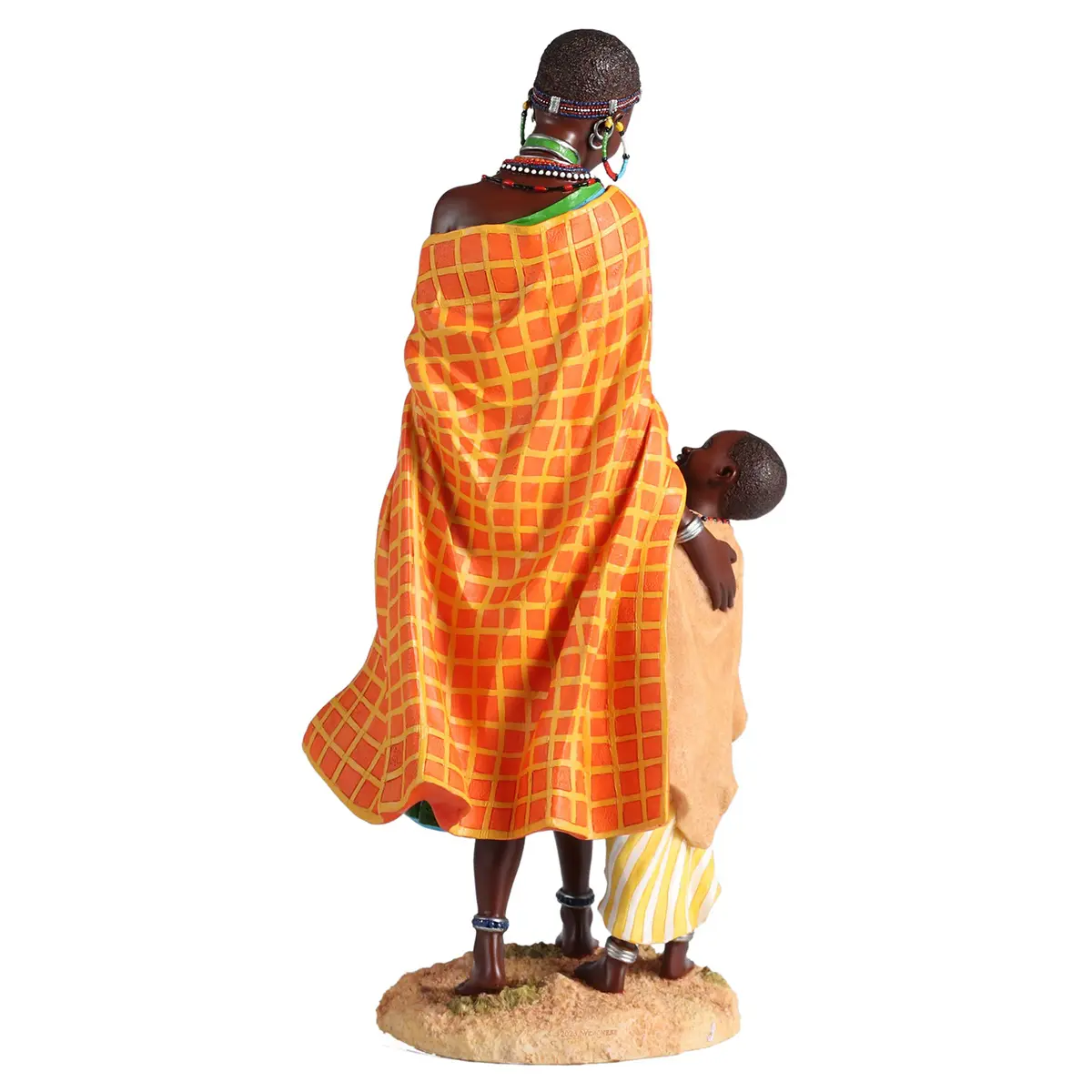 Figura decorativa AfricaColor de resina