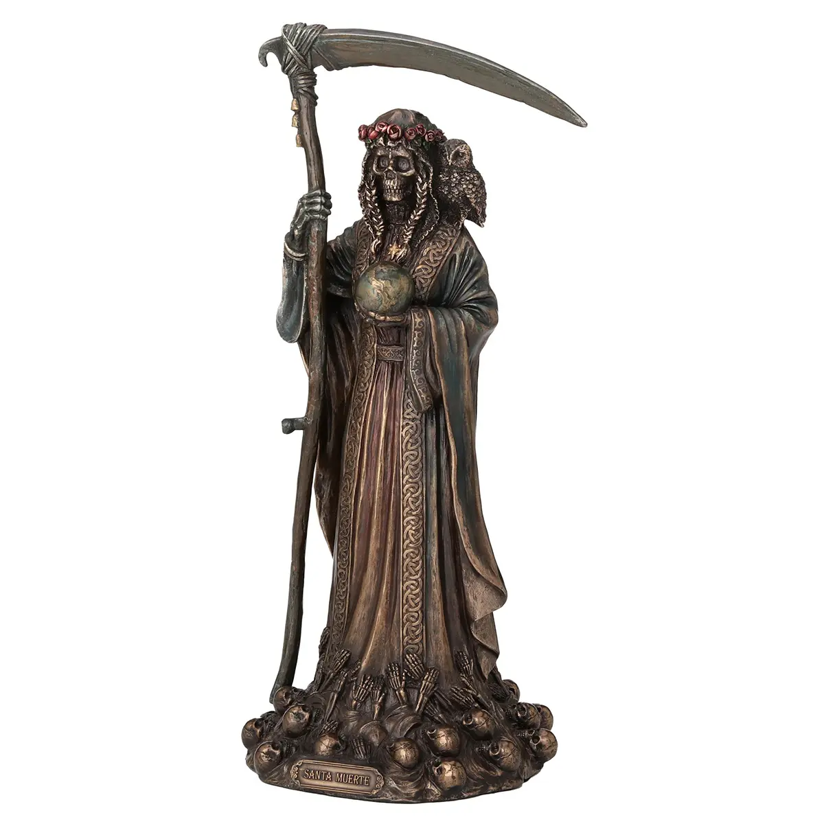 Figura de la Santísima Muerte de resina 28 cm