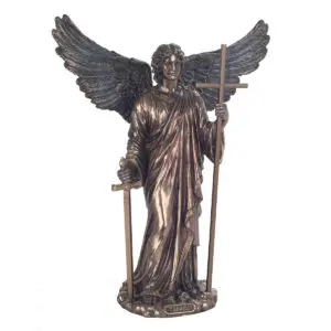 Figura del arcángel Zadkiel de resina 36 cm