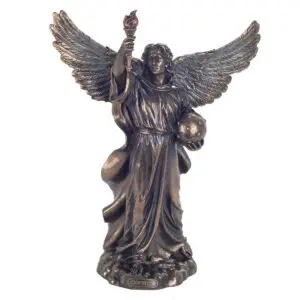 Figura del ángel Jofiel de resina 34 x 15 x 22,5 cm