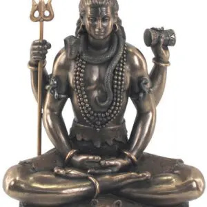 Figura de Shiva de resina 21 x 9 x 17 cm