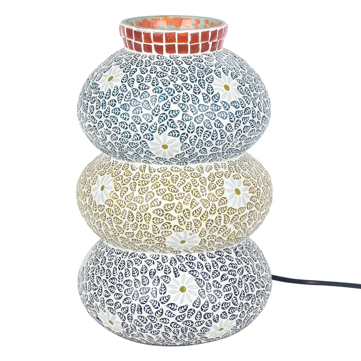 Lámpara mosaico vidrio escayola 33 cm