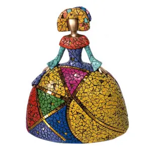 Menina Pop Art resina 28 cm