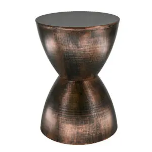 Taburete metal étnico 44,5 cm