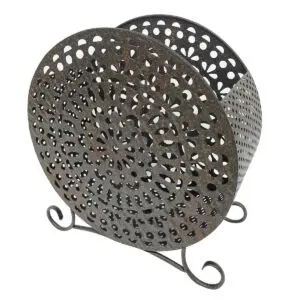 Lámpara metal estilo étnico 33 cm