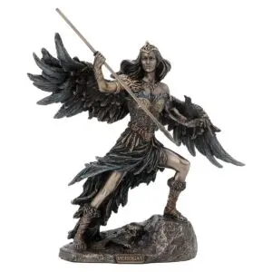 Morrigan reina fantasma celta figura resina