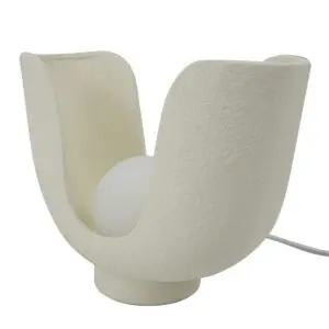 Lámpara sobremesa porcelana 30,5 cm