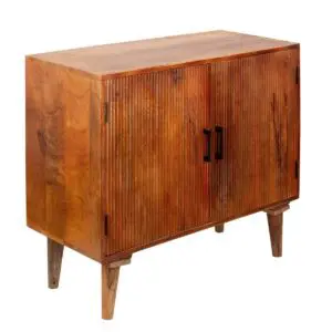 Consola de madera de acacia 91 cm estilo bohemio