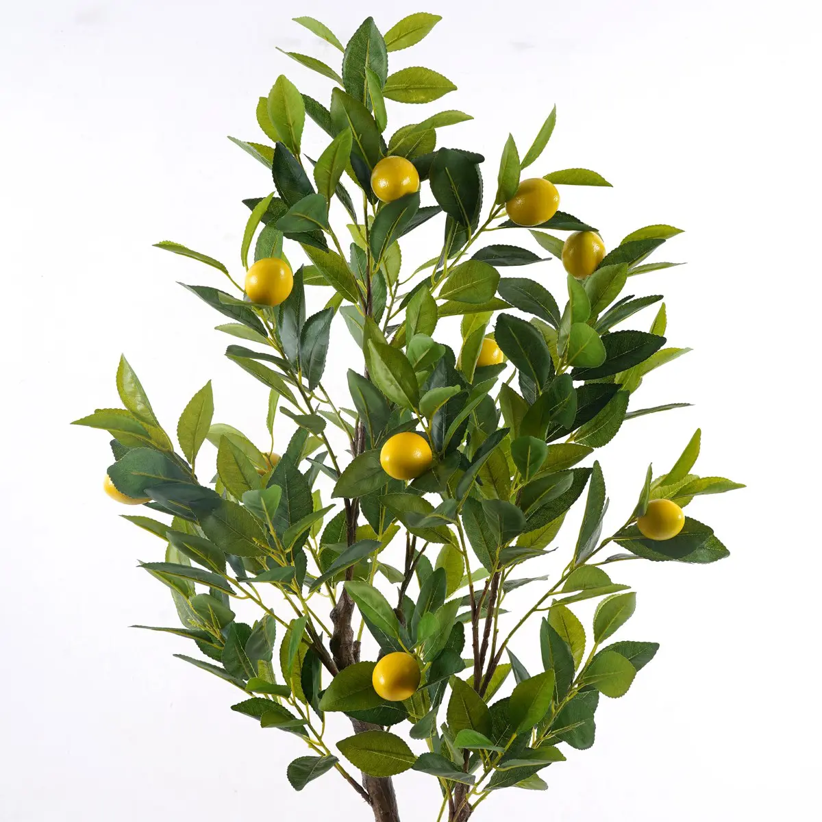 Árbol de limones artificial de PVC para decoración