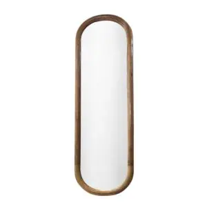 Espejo madera mango cristal 96x30 cm