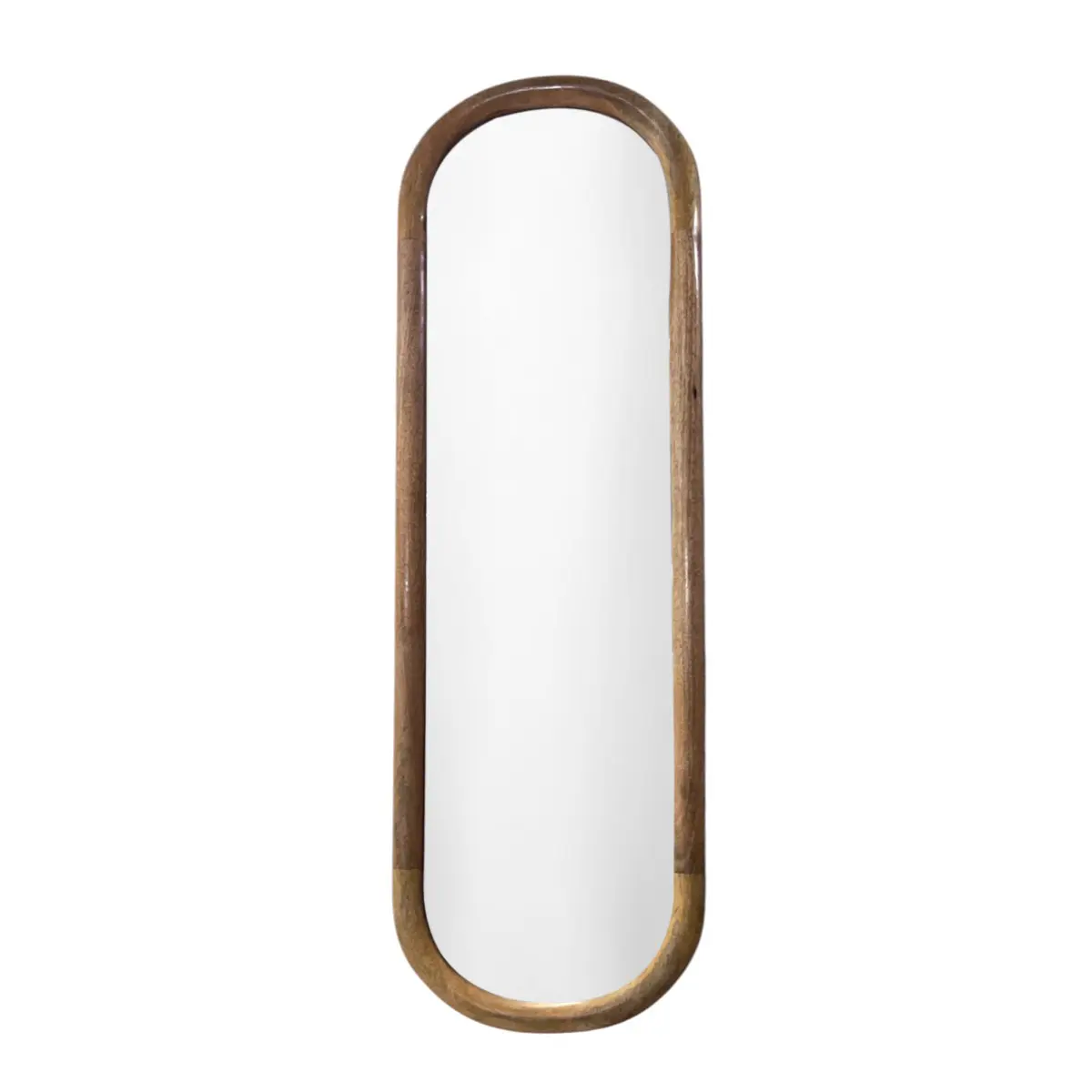 Espejo madera mango cristal 96x30 cm