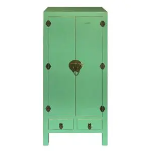 Armario de madera 50x28,5x121 cm estrecho y auxiliar