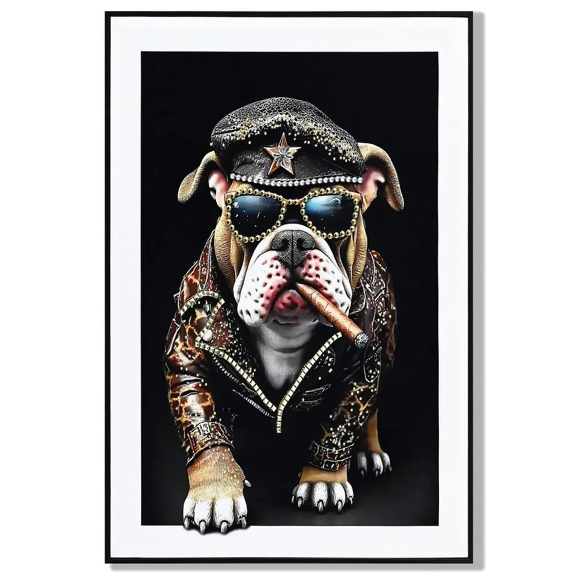 Cuadro perro 62x82 cm