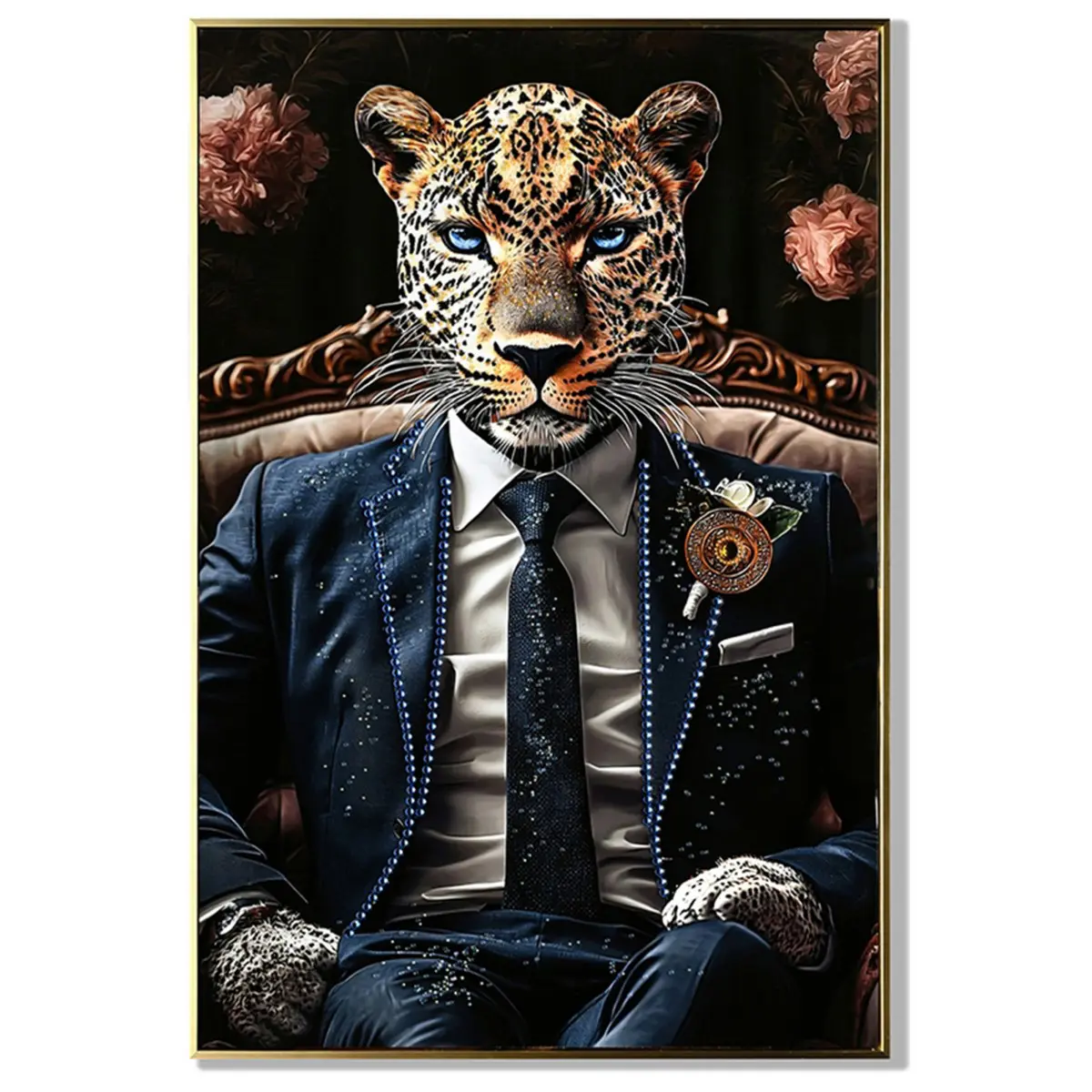Cuadro tigre 62x92 cm