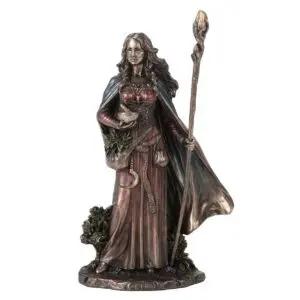 Eir diosa nórdica figura resina 24 cm