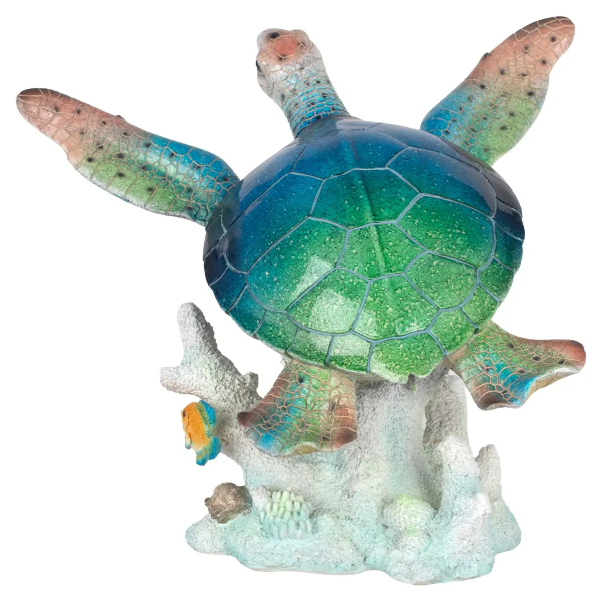 Figura de tortuga marina de resina