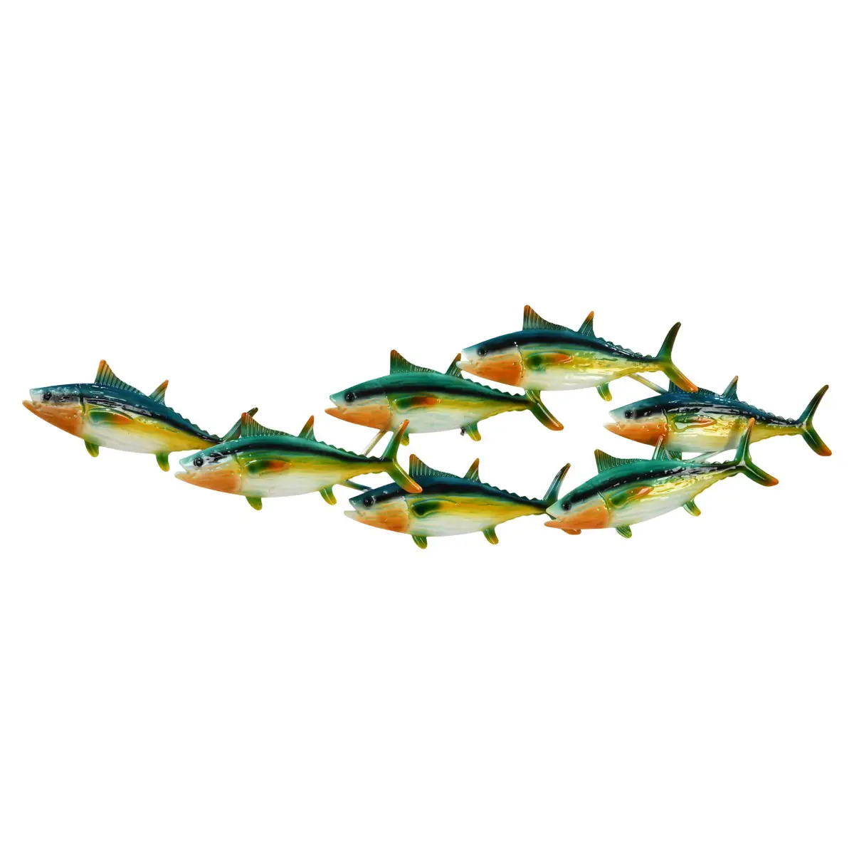 Adorno de pared peces de metal