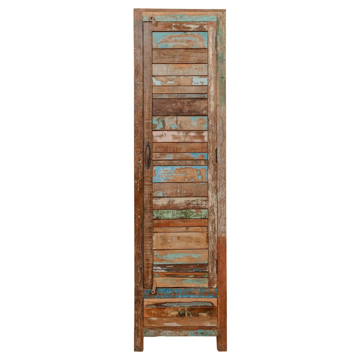 Armario estrecho de madera de 185 cm de alto