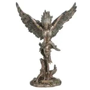 Harpía criatura griega figura resina 24,5 cm