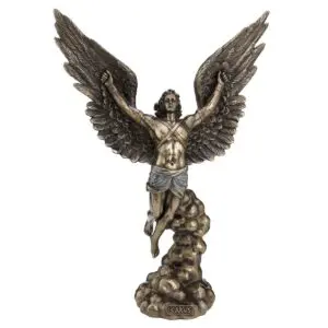 El vuelo de Ícaro figura de resina